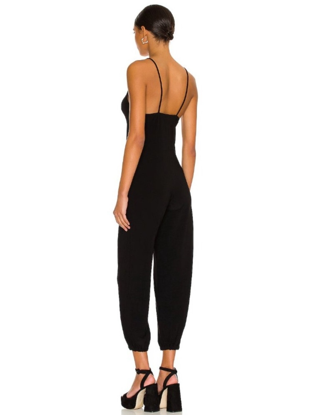 Norma Kamali Slip Jog Jumpsuit Sz Medium NWT - Picture 2 of 9